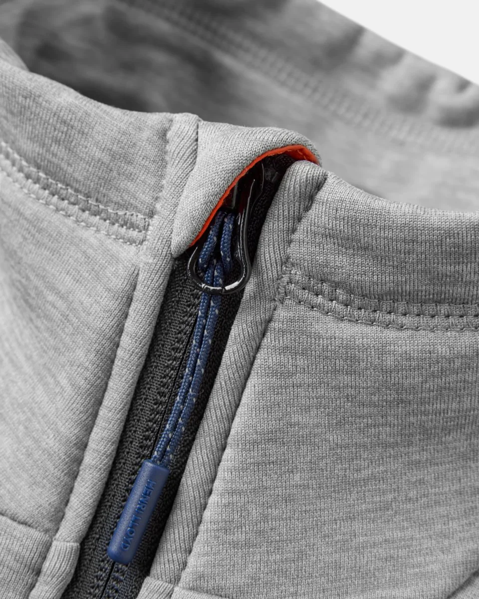 Aktiv Stretch 1/2 Zip - Grey Marl - Image 6