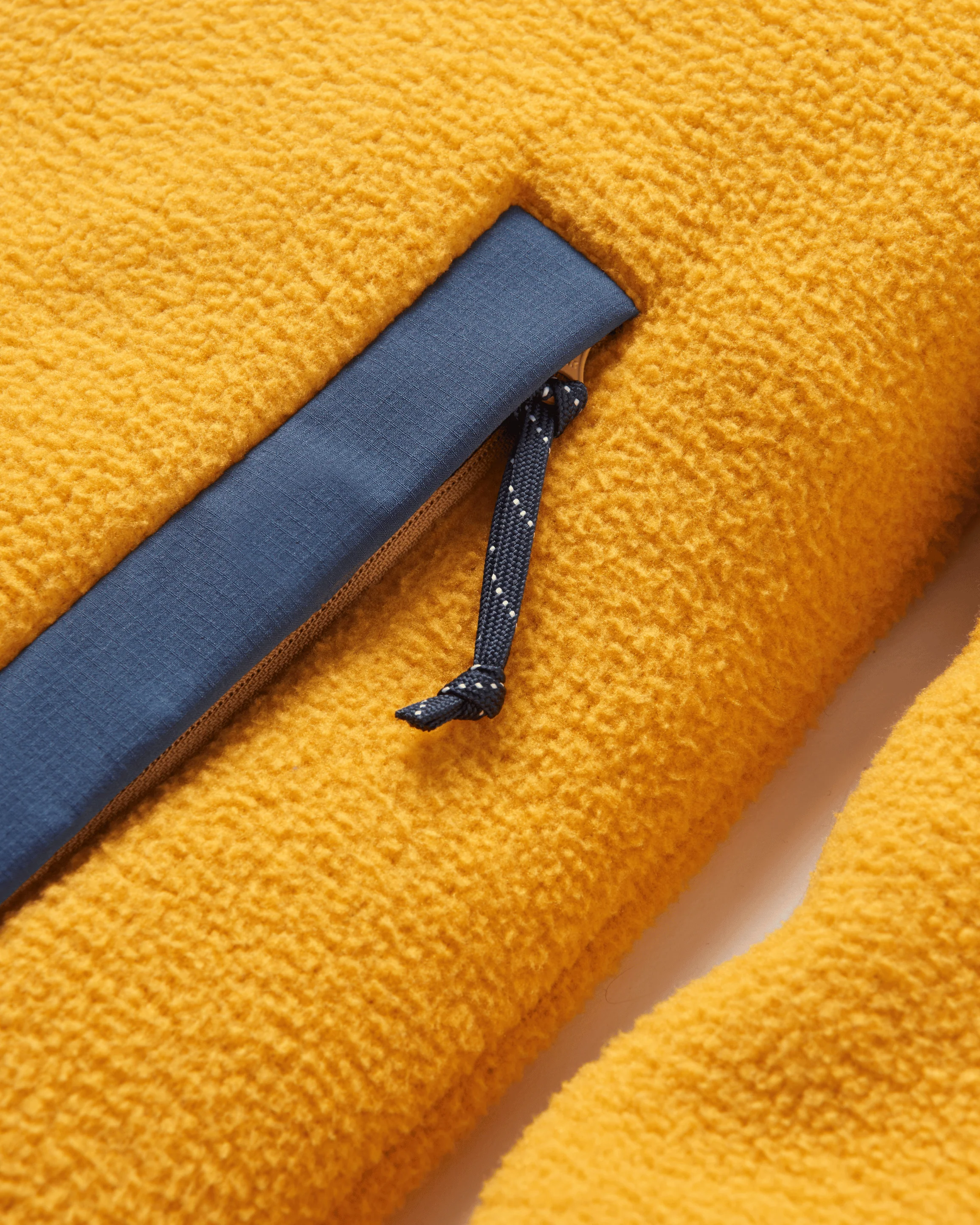 Aston 1/2 Zip Fleece - Acid Yellow - Image 3