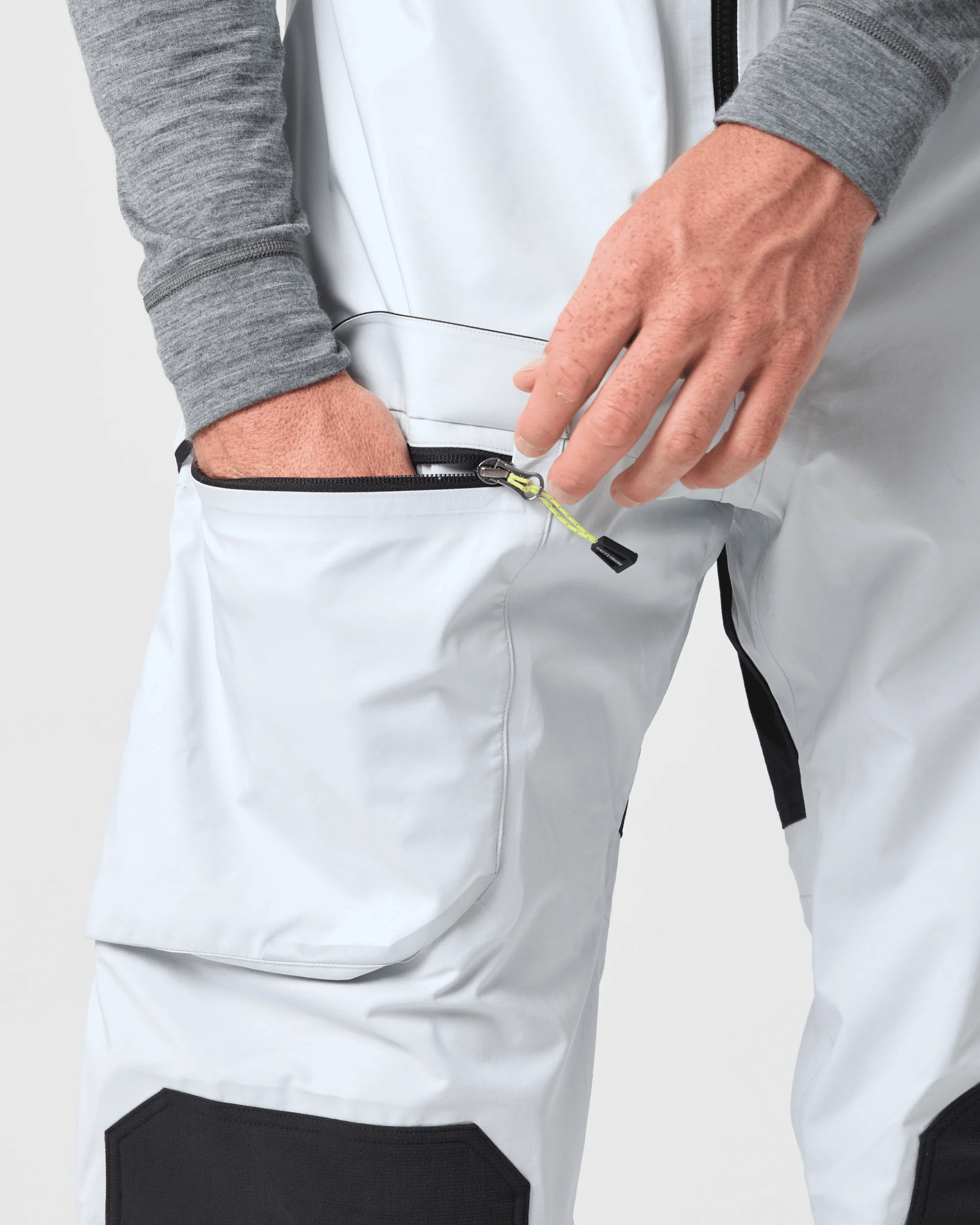 Men's Dynamic Salopettes - Ice - Image 13