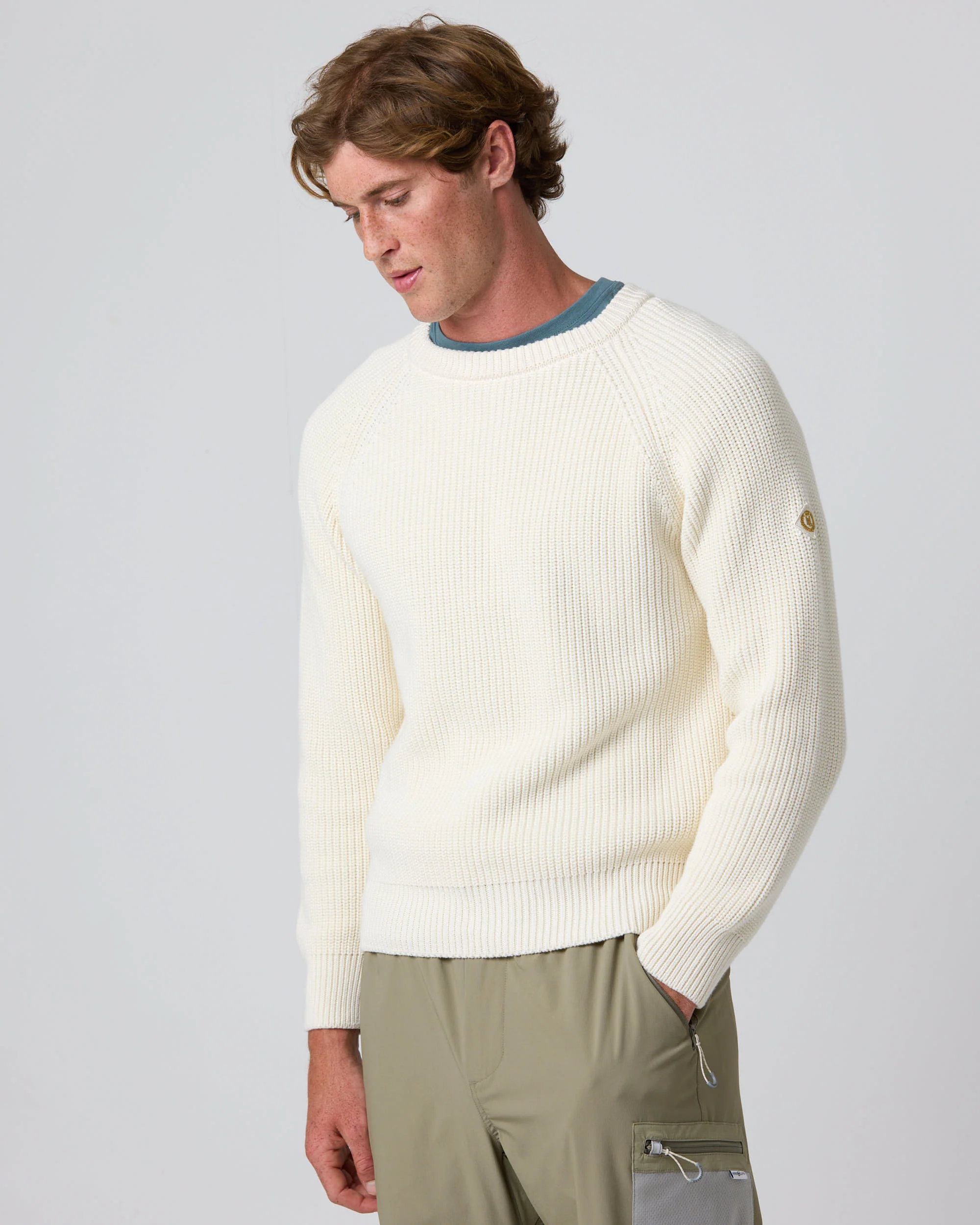 Golant Ribbed Crew - Ecru - Image 4