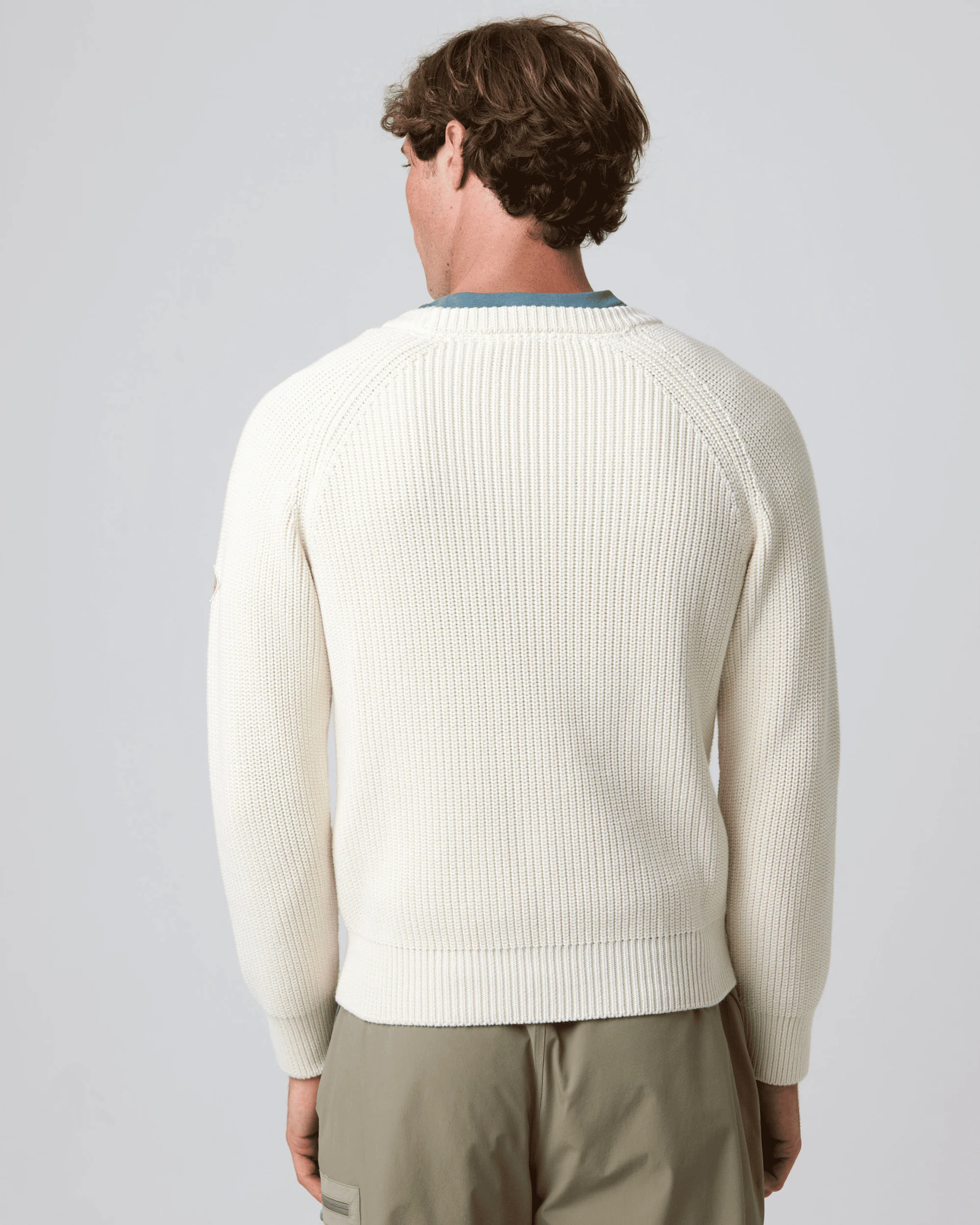 Golant Ribbed Crew - Ecru - Image 6