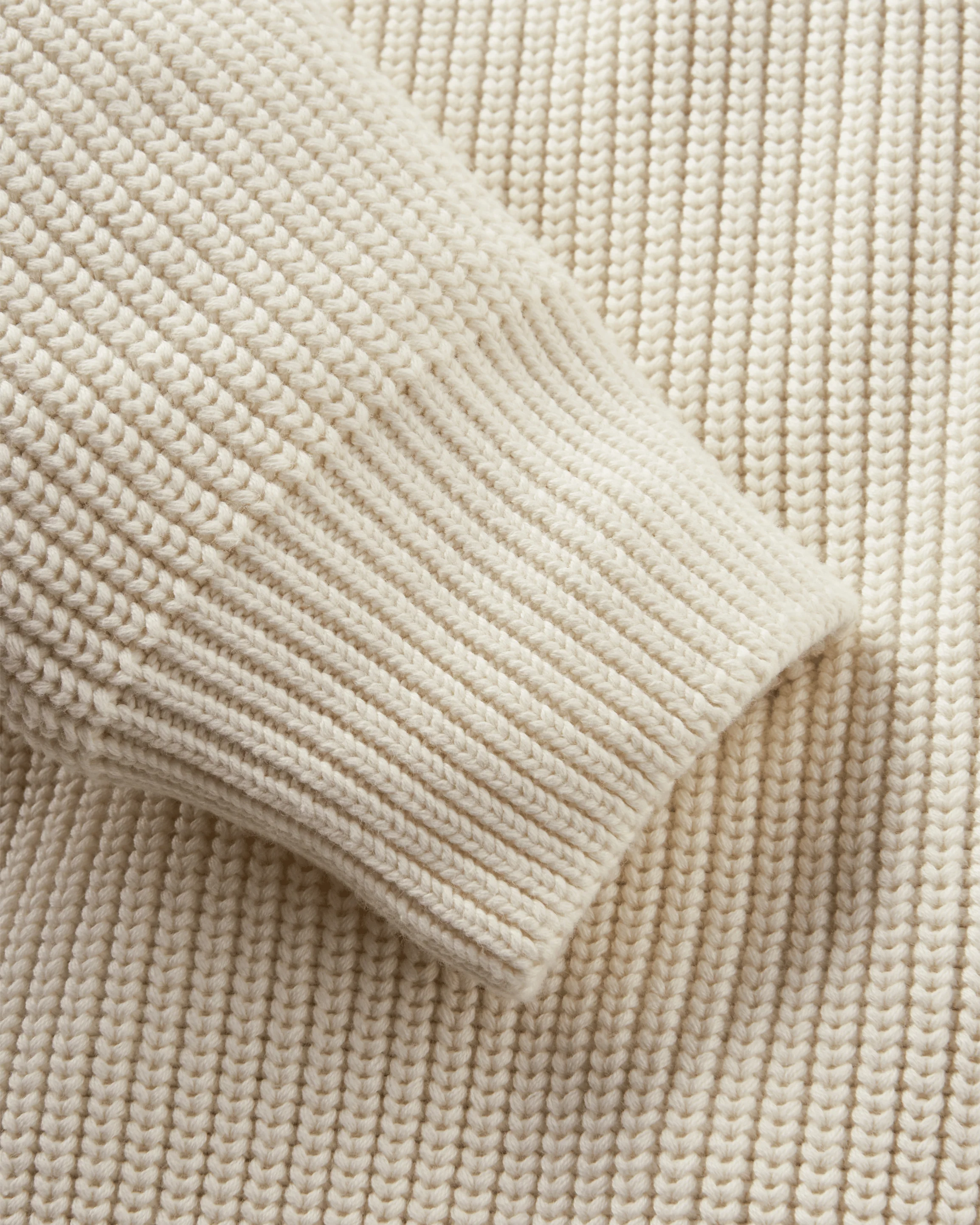 Golant Ribbed Crew - Ecru - Image 9