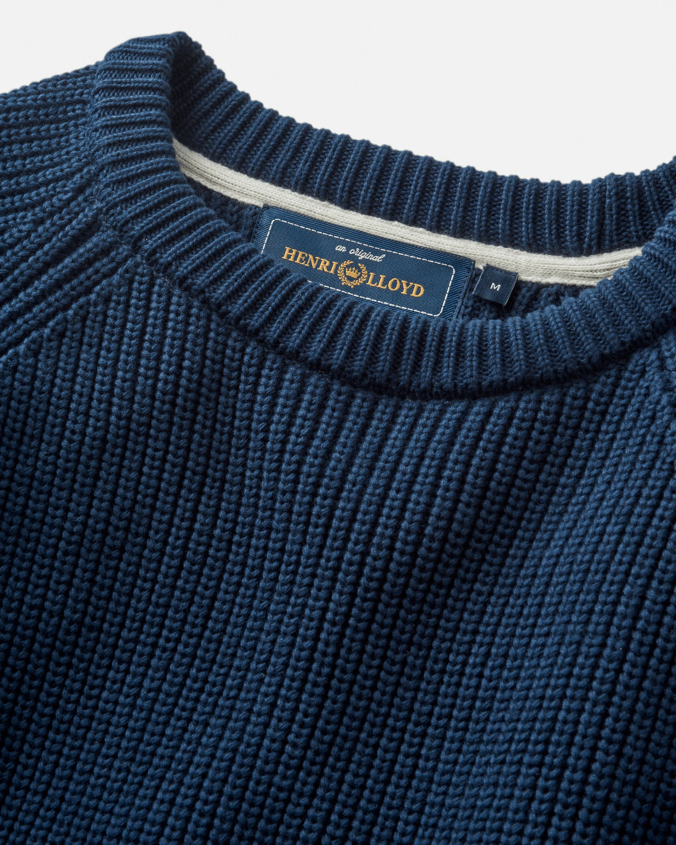 Golant Ribbed Crew - Navy Blue - Image 4