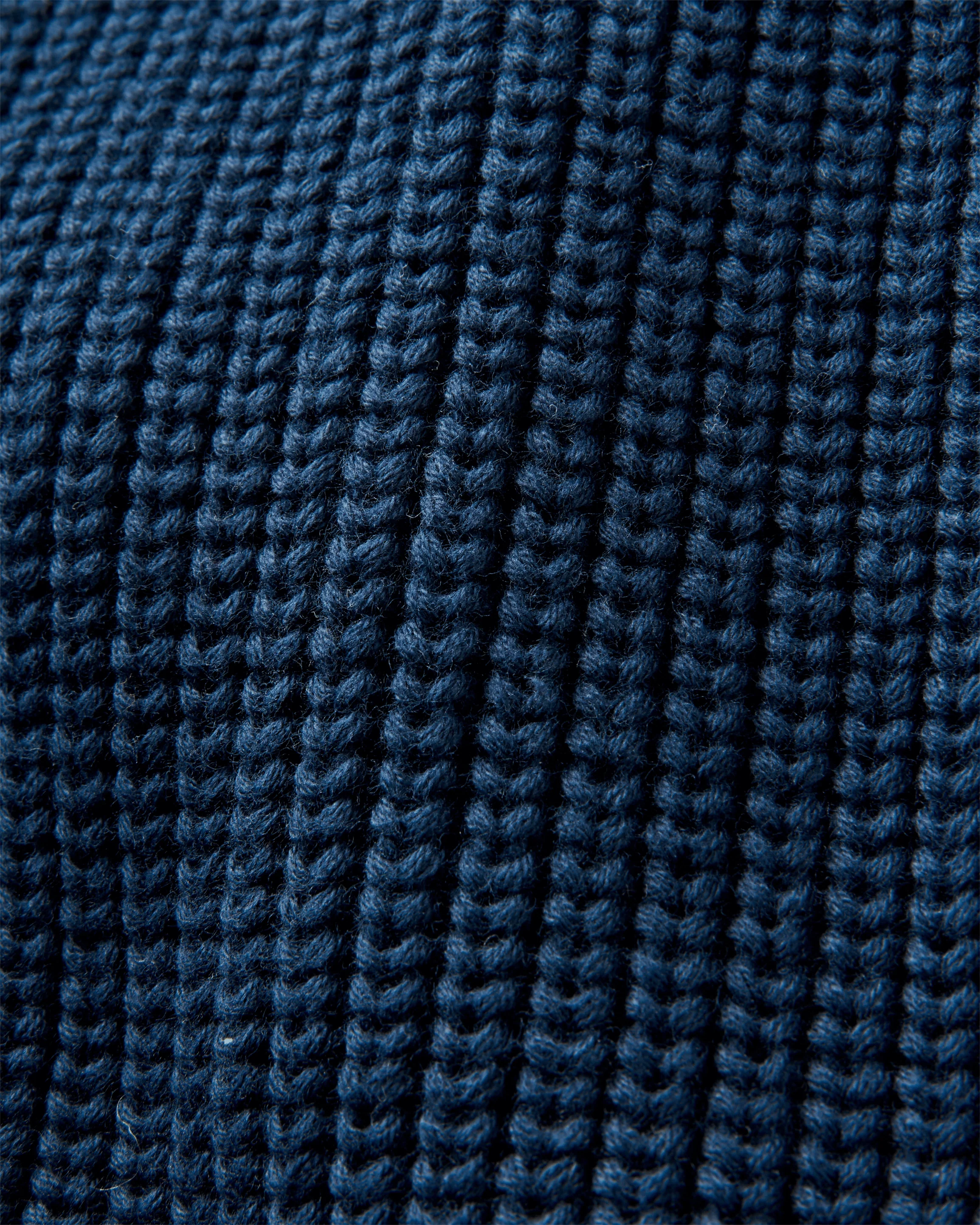 Golant Ribbed Crew - Navy Blue - Image 5