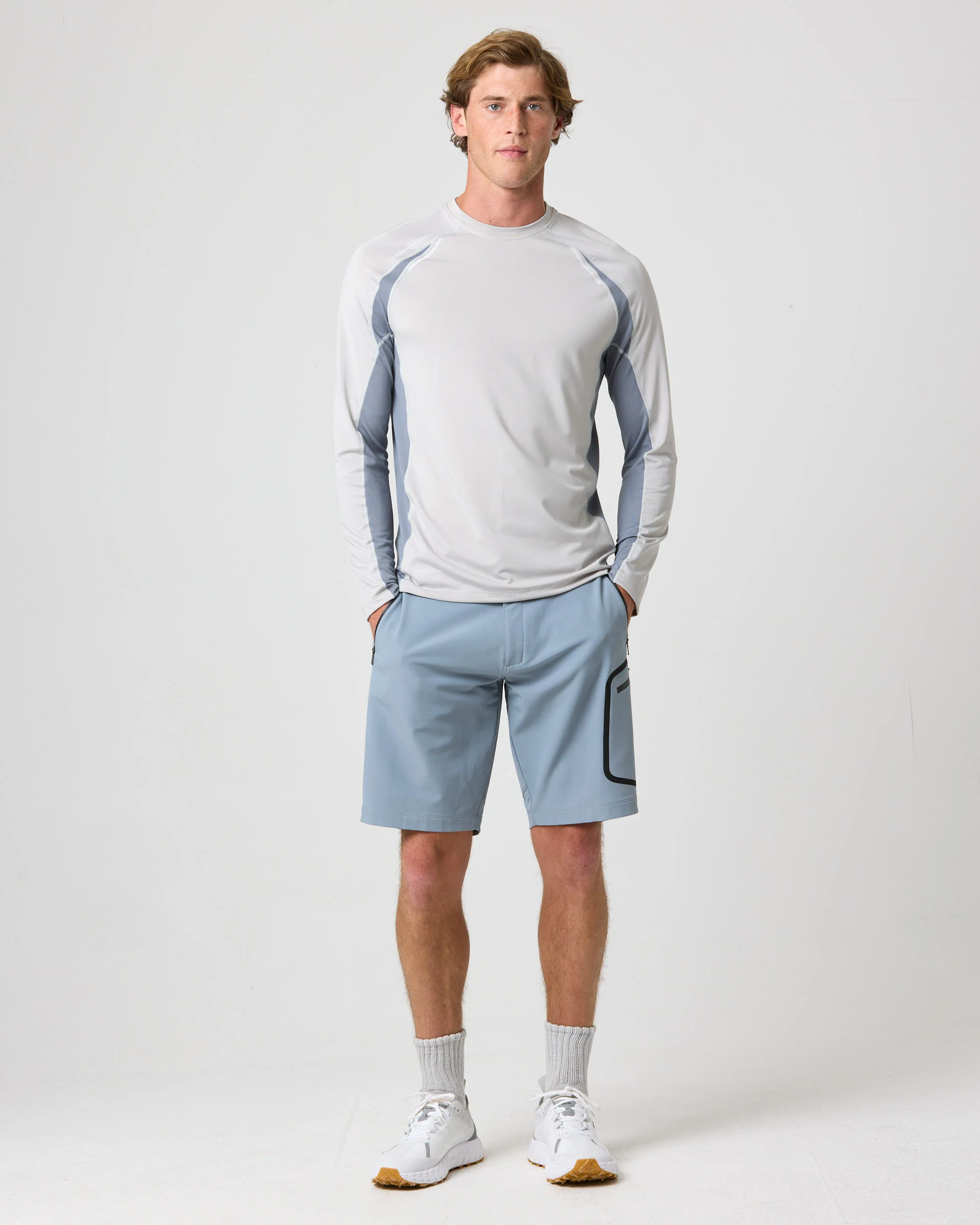 Men's Dynamic Dri Fast Long Sleeve Tee - Ice - Image 7