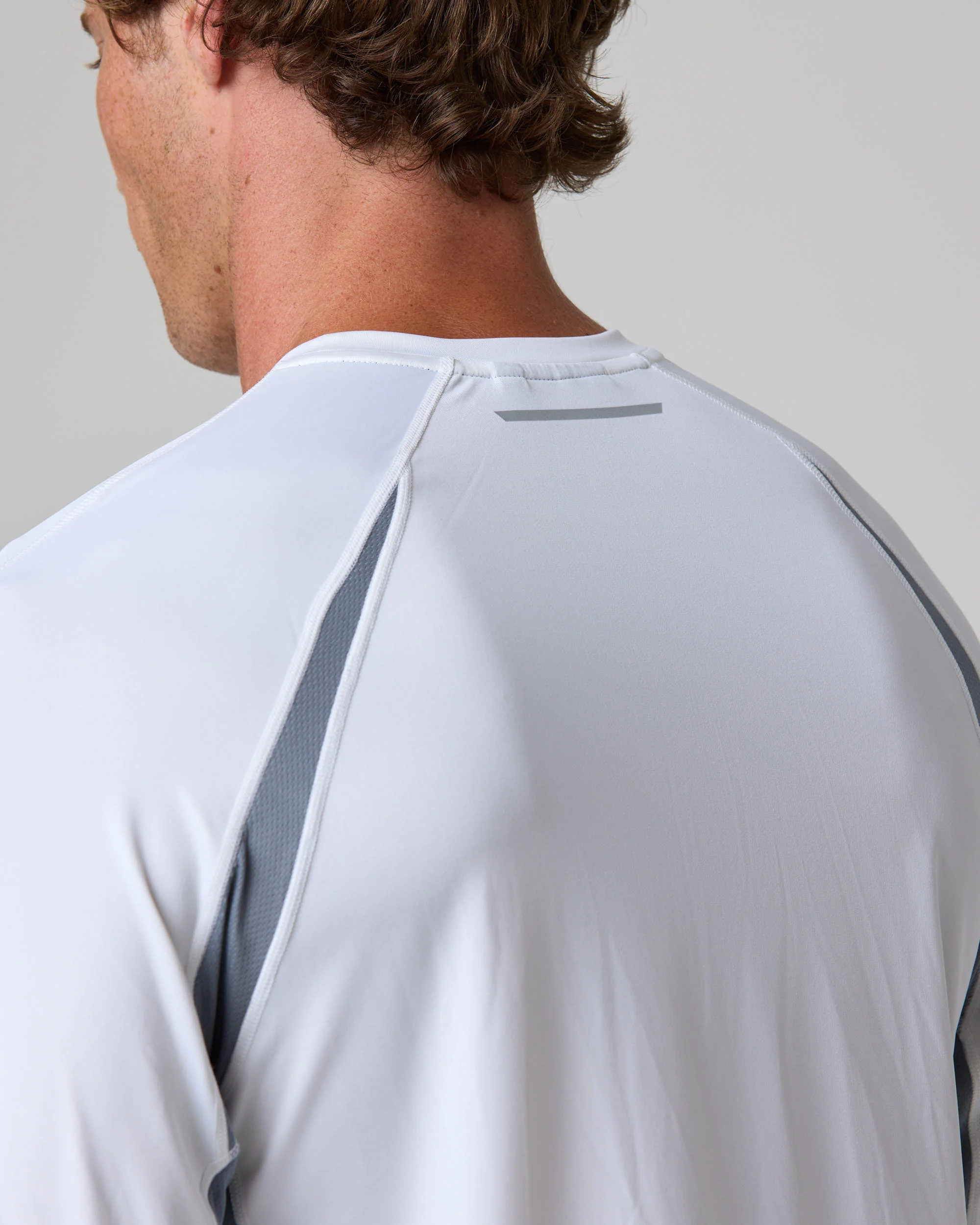 Men's Dynamic Dri Fast Long Sleeve Tee - White - Image 8