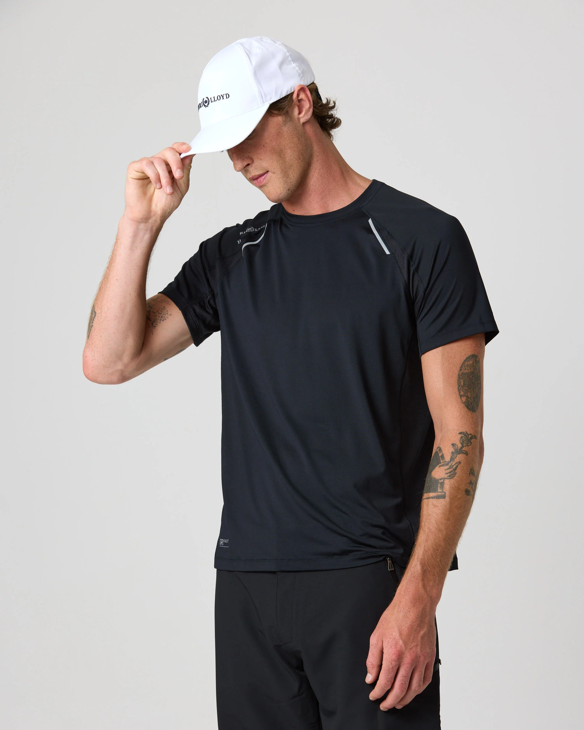 Men's Dynamic Dri Fast Tee - Black - Image 7
