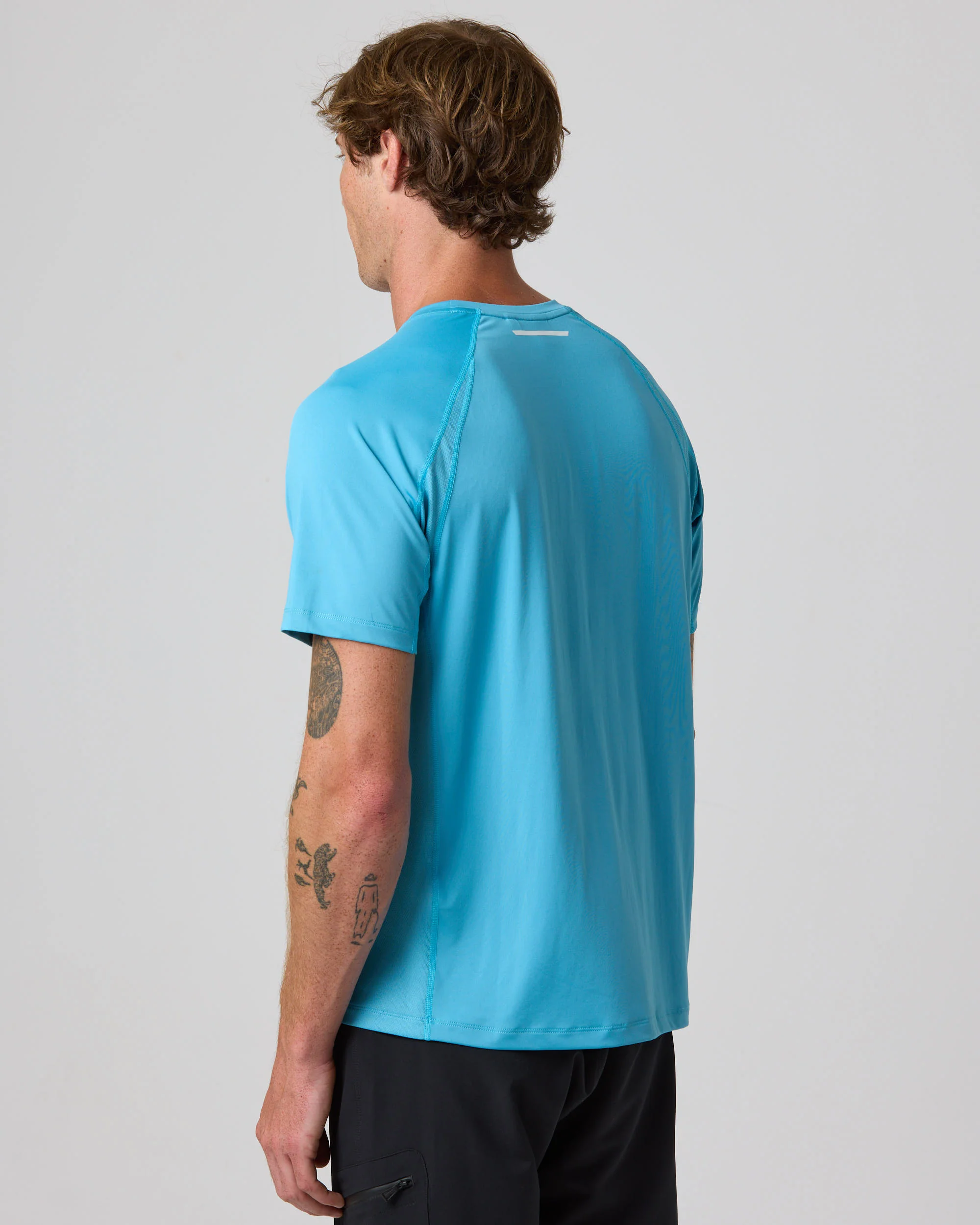 Men's Dynamic Dri Fast Tee - Caribbean Sea - Image 10