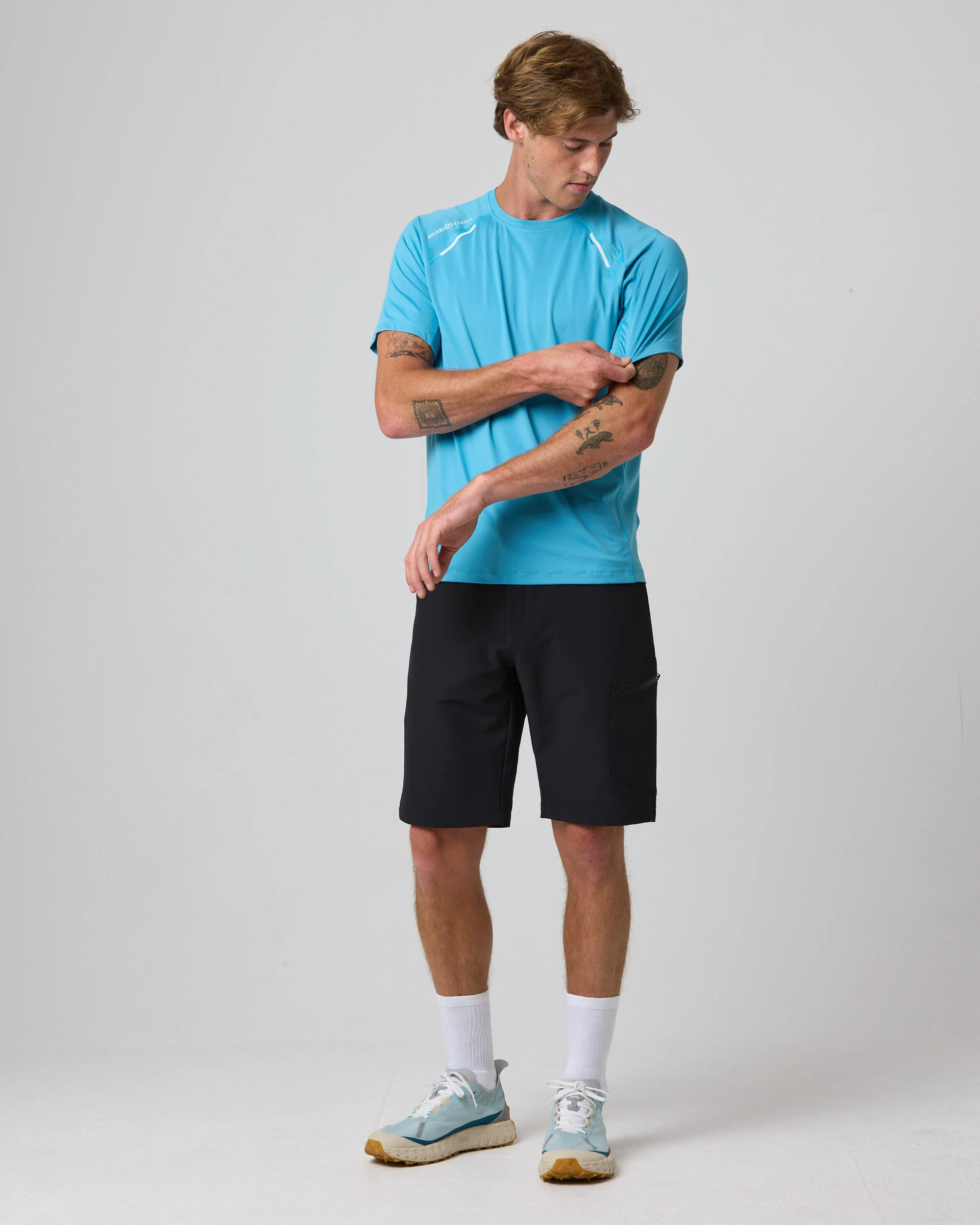 Men's Dynamic Dri Fast Tee - Caribbean Sea - Image 7