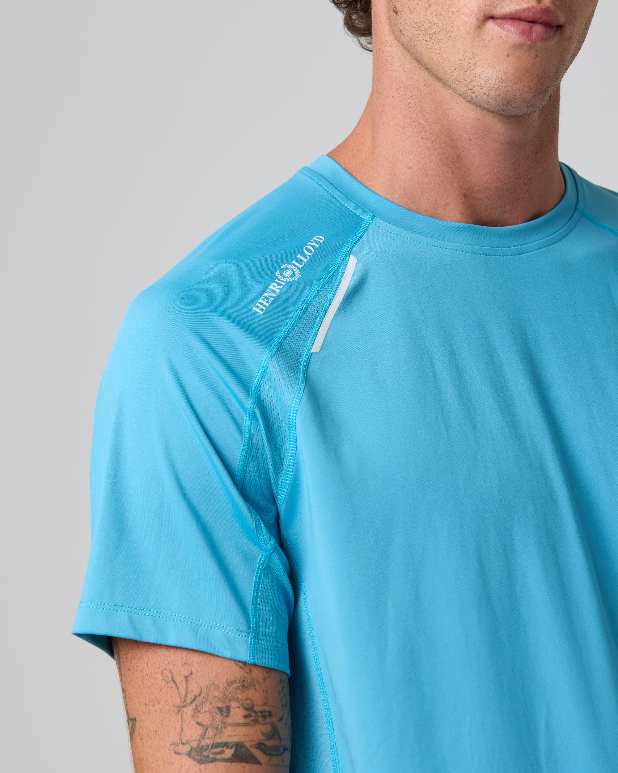 Men's Dynamic Dri Fast Tee - Caribbean Sea - Image 8