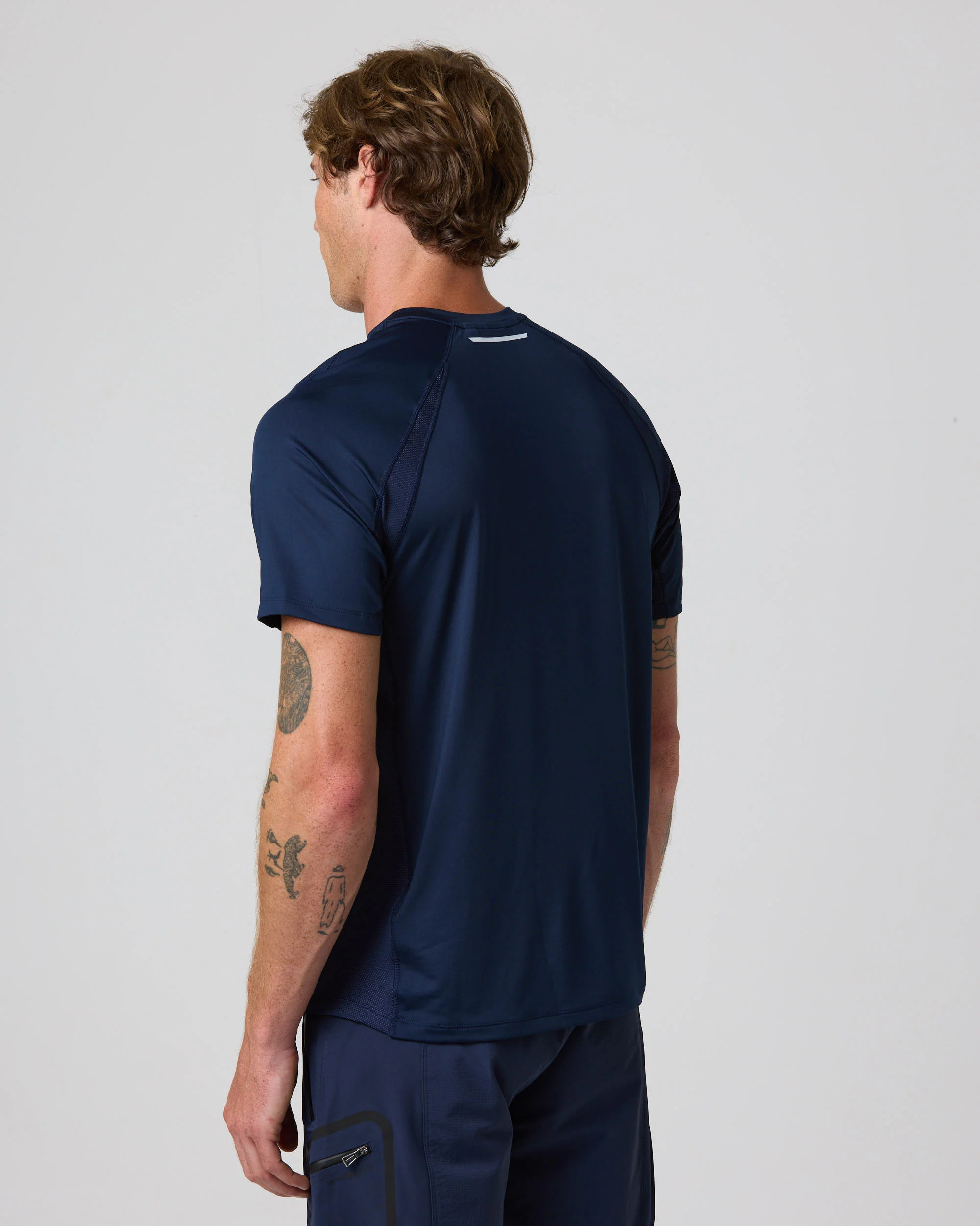 Men's Dynamic Dri Fast Tee - Navy Blue - Image 11