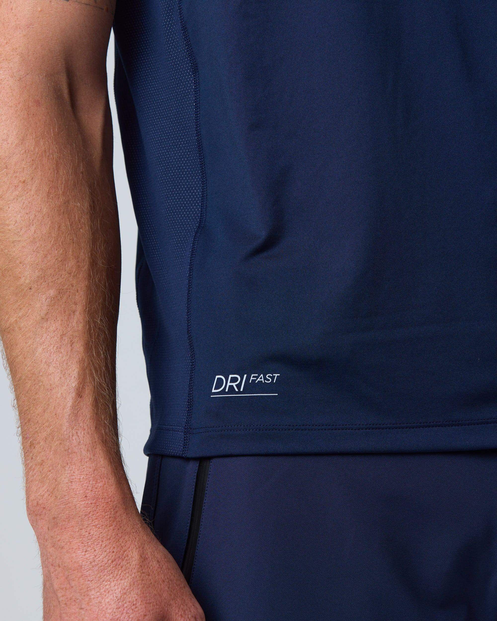 Men's Dynamic Dri Fast Tee - Navy Blue - Image 9