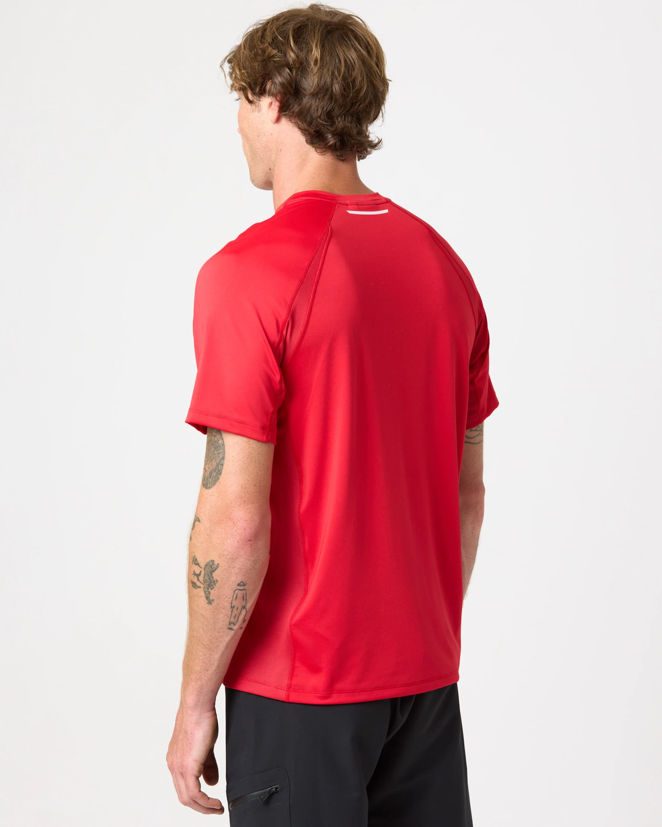 Men's Dynamic Dri Fast Tee - Red - Image 10