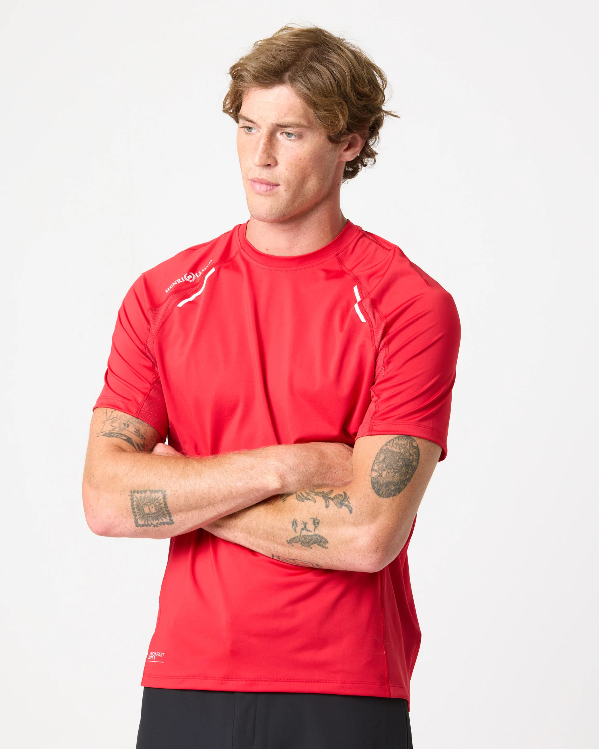 Men's Dynamic Dri Fast Tee - Red - Image 7