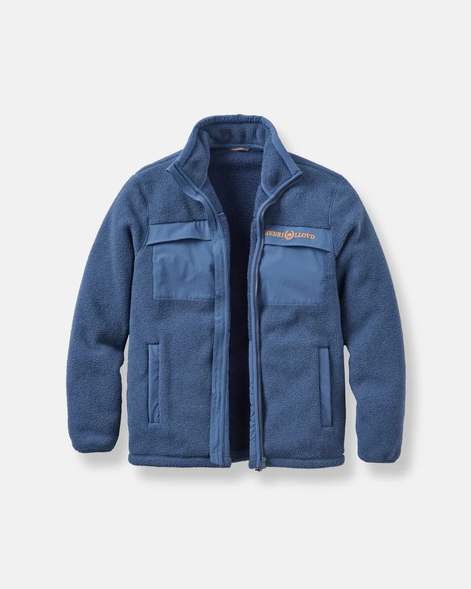 Portland Fleece Jacket - Navy Blue - Image 3