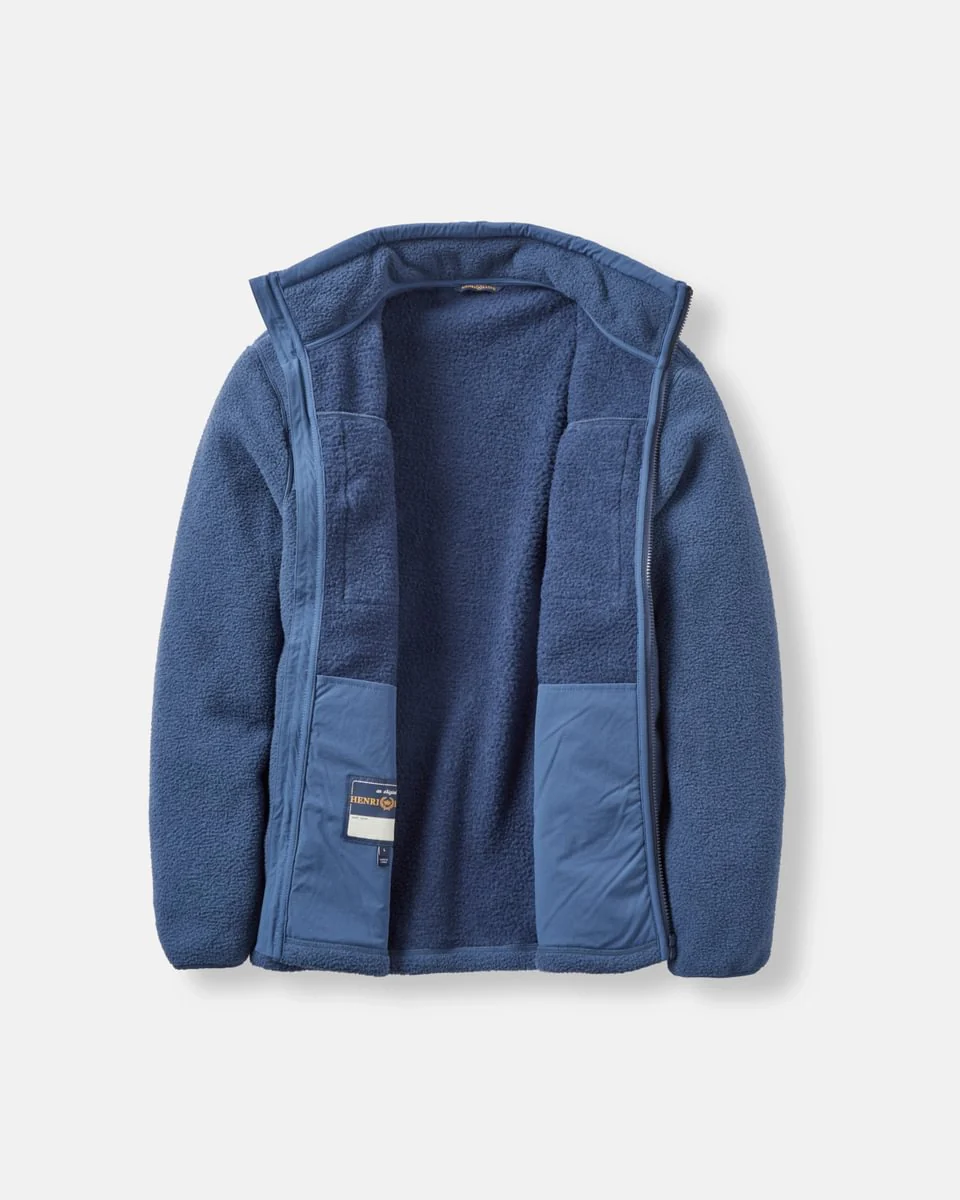 Portland Fleece Jacket - Navy Blue - Image 4