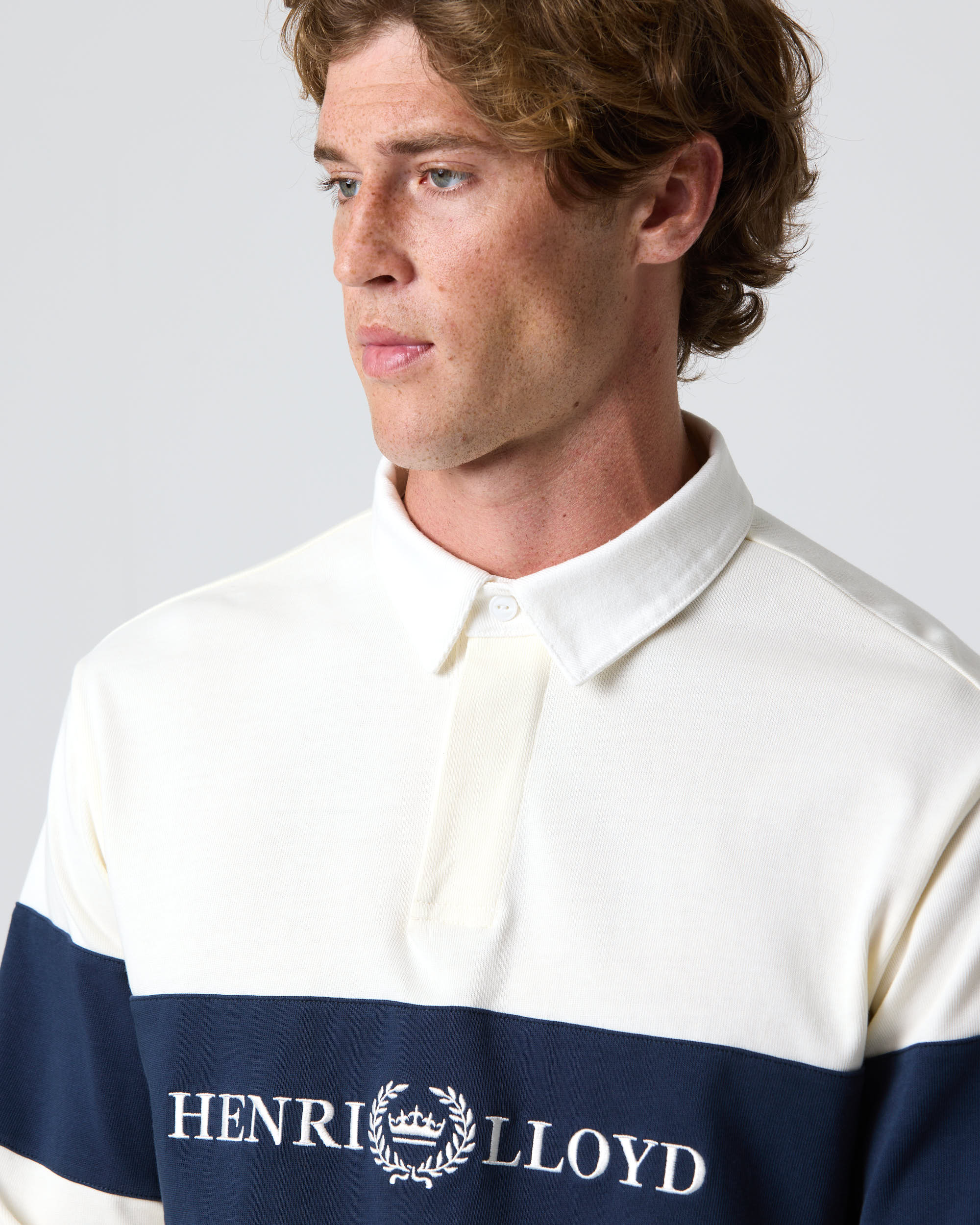 Voyager Rugby Shirt - Navy Blue - Image 4