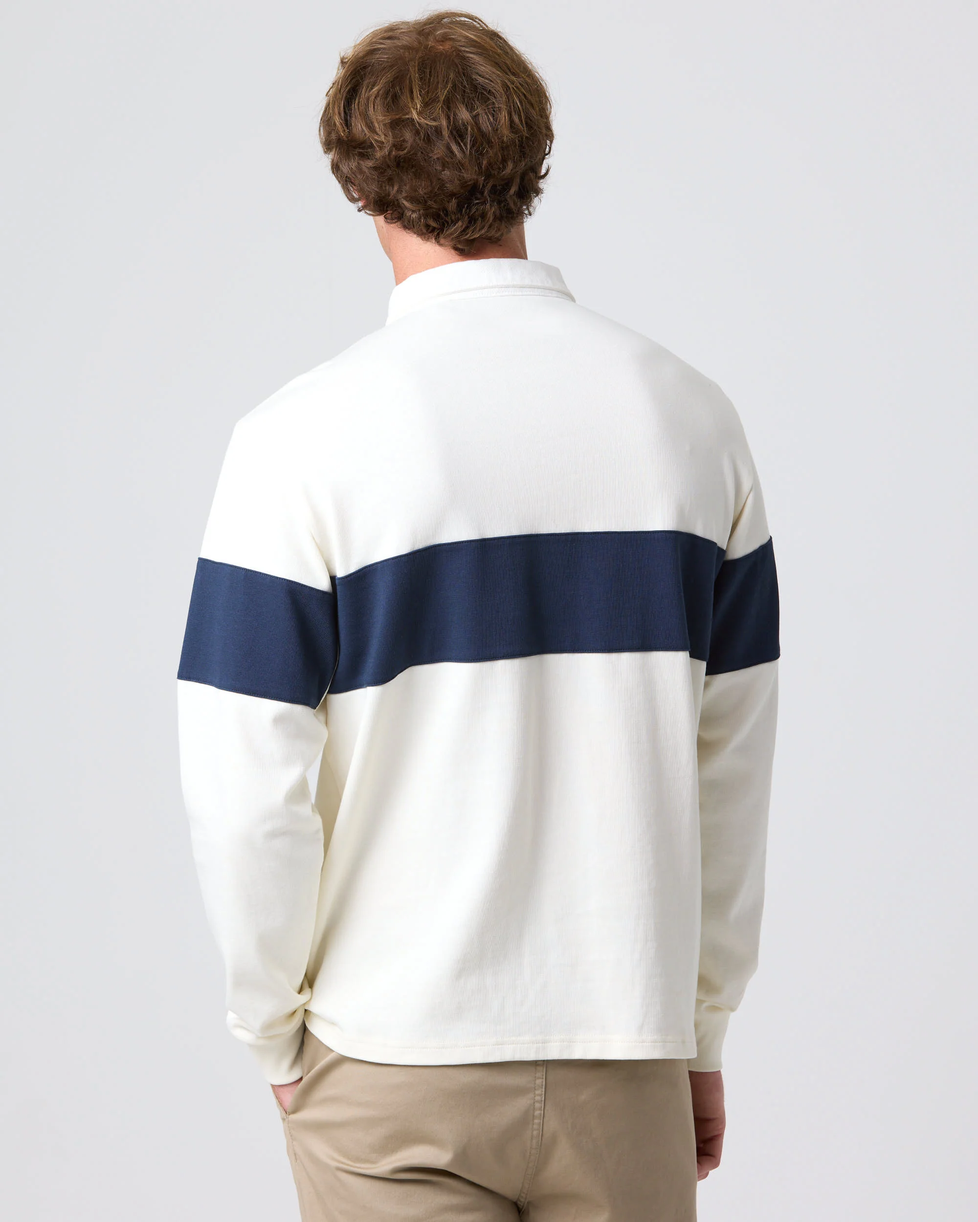 Voyager Rugby Shirt - Navy Blue - Image 6