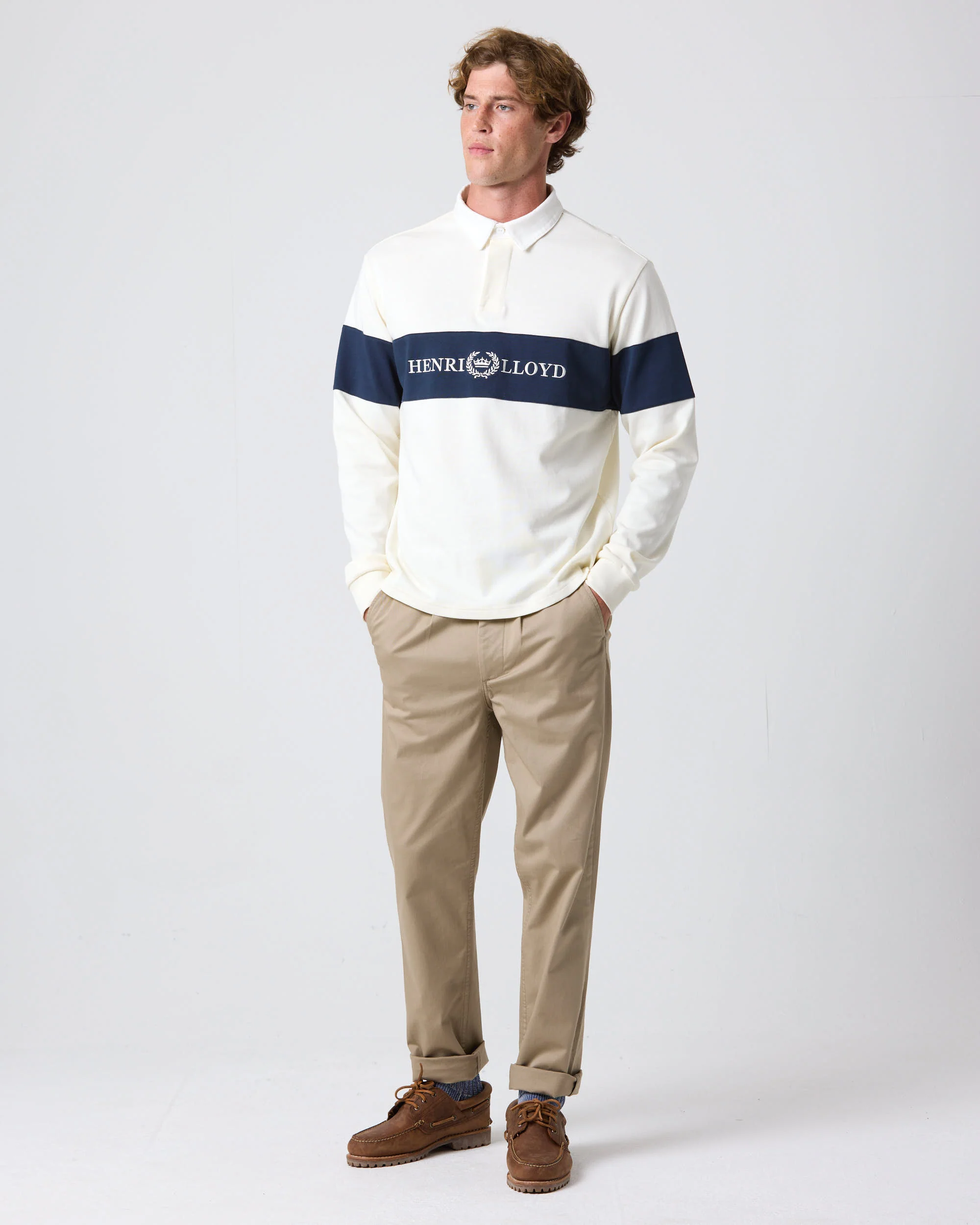 Voyager Rugby Shirt - Navy Blue - Image 3