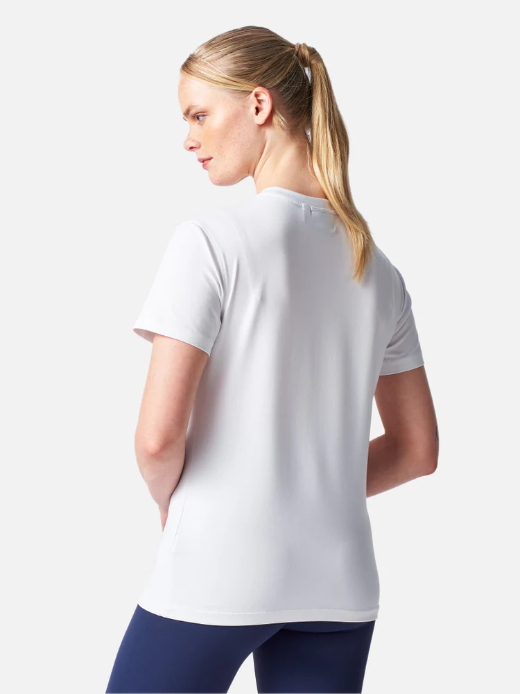 Women's Dri-Fast SS Tee - White - Image 5